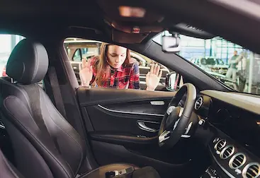 Le déverrouillage d'une portière